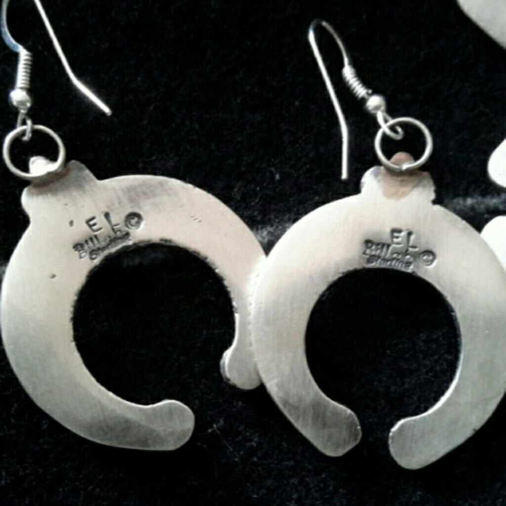 Squash Blossom Necklace and Earrings - Picture 5 of 5
